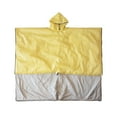 thumbnail image 3 of segolike Thermal Poncho Winter Poncho Windproof Portable Cloak Cape Single Sleeping Bag for Outdoor Sport Hunting Backpacking Camping Yellow, 3 of 8