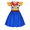 A03656-Blue, variant on Benylion Cowgirl Costume Girls Woody Princess Dress Up 10T Halloween Cosplay Outfits Christmas Birthday Gift