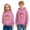 1Pink176, variant on XAOFW Children's Hoodies Sweatshirts 100 Days Of School Print Fashionable Hoodie Everyday Relaxed Fit Pullover Long Sleeve Hooded Sweatshirt Stylish Comfortable Outdoor Activities Top