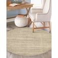 thumbnail image 4 of Rugs.com Angelica Collection Rug – 4 Ft Round Bone Beige Medium Rug Perfect For Kitchens, Dining Rooms, 4 of 9
