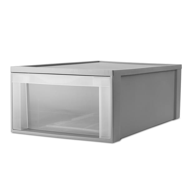 Starplast Under Bed Storage Drawer, 29" x 17.5", Gray