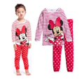 thumbnail image 2 of Conjuntos de pijamas de Minnie para niños, ropa de dormir de Mickey, pantalones de manga larga, para primavera y otoño, 2 of 4