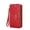 wine red, variant on Chic Quilted Long Wallet for Women - Secure Zipper, Multiple Card Slots, Phone Compartment - Versatile Clutch for Every Occasion