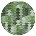 thumbnail image 2 of Addison Rugs Chantille Indoor/Outdoor Transitional Southwest Olive Washable Round Rug, 8' x 8', 2 of 6