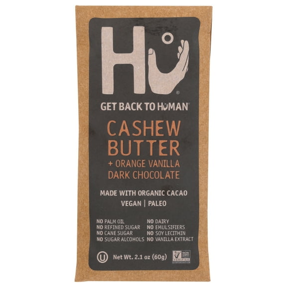 (12 Pack) Hu Kosher Orange Vanilla Dark Chocolate Candy, 2.1 Oz