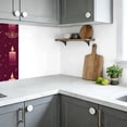 thumbnail image 5 of Gothic Peel and Stick Wallpaper Mystic Burgundy Starry Night Candle Artwork Wall Mural 23.6in x 9.8ft Self Adhesive Removable Wall Paper Renter Friendly Wallpaper for Kids Bedroom, 5 of 8