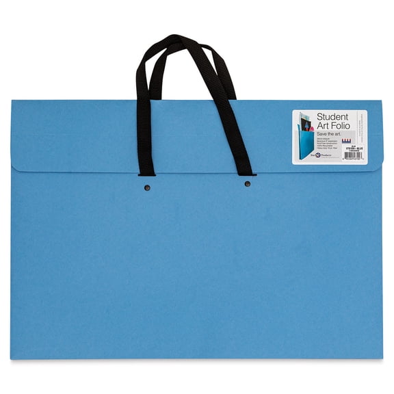 Star Products Student Art Folio with Handles - Blue, 14" x 20"