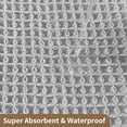 thumbnail image 6 of YOCWUCK Set of 2 Waffle Bathroom Rugs Ultra-Soft Non-Slip Bath Mat Super Absorbent Quick Dry Bath Rugs for Bathroom Floor Machine Washable Bathroom Mats with Tassels Boho Bathroom Decor, 6 of 8