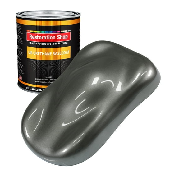 Dark Charcoal Metallic 1 Gallon URETHANE BASECOAT Car Auto Body Paint