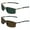 A559_brown+gold, variant on Mens Polarized Sunglasses Ultralight Sports Fishing Driving Sunglasses for Men UV Protection Rectangle Metal Frame (Brown+Matte Black)