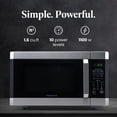 thumbnail image 2 of Farberware Microondas de encimera de 1100 vatios, 1,6 pies cúbicos - Horno microondas con sensor inteligente con iluminación LED y bloqueo para niños - Perfecto para apartamentos y dormitorios - Fácil, 2 of 5