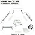 thumbnail image 3 of 3 Tier Serving Tray Set, 24x22x9.7 inch Cupcake Fruit Cookie Dessert Table Display Stands Melamine Tiered Platters  Trays for Party Buffet Entertaining, White, 3 of 6
