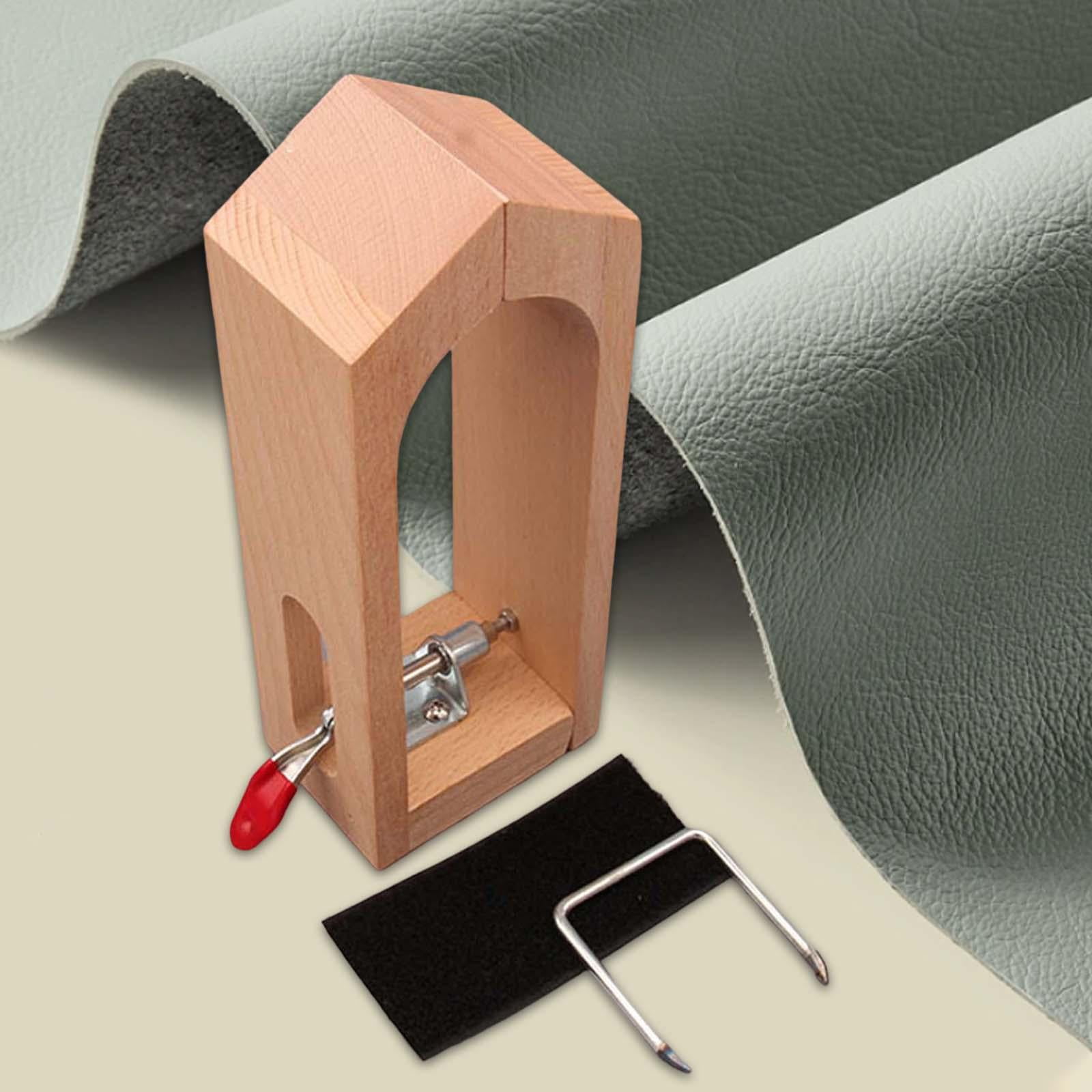 Leather Stitching Holder Wood Adjustable Leather Craft