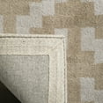 thumbnail image 4 of SAFAVIEH Cambridge Keegan Geometric Wool Area Rug, Gray/Taupe, 6' x 6' Round, 4 of 8