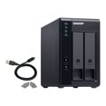 thumbnail image 1 of QNAP TR-002 2 Bay USB Type-C Direct Attached Storage (DAS) with Hardware RAID (Diskless) (TR-002-US), 1 of 3