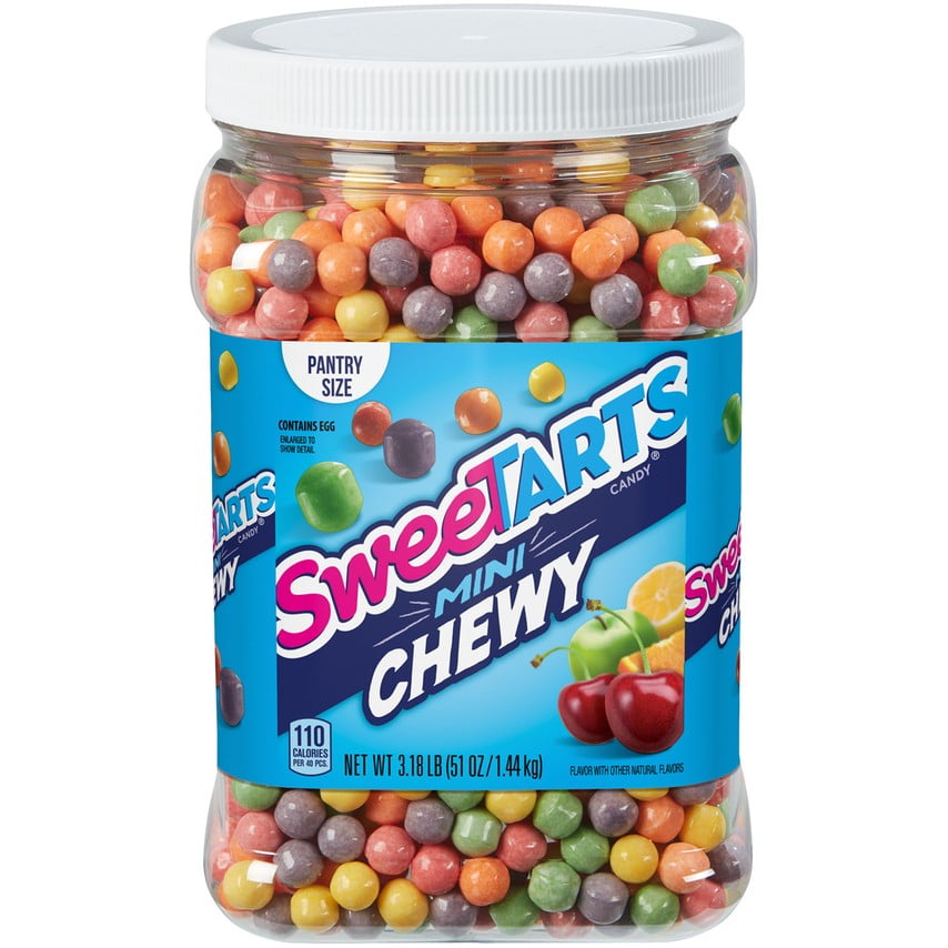 SweeTARTS Mini Chewy Candy Canister, 51 Oz