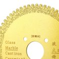 thumbnail image 4 of Disco Abrasivo De Corte De Diamante De 100 Mm Rueda De Hoja De Sierra Soldada Para Piedras De Vidrio Cerámico Disco Abrasivo De Corte De Diamante De 100 Mm Rueda De Hoja De Sierra ZAQW 100mm Diamond Cutting Grinding Disc Brazed Saw Blade Wheel for Ceramic Glass Stones, 4 of 8