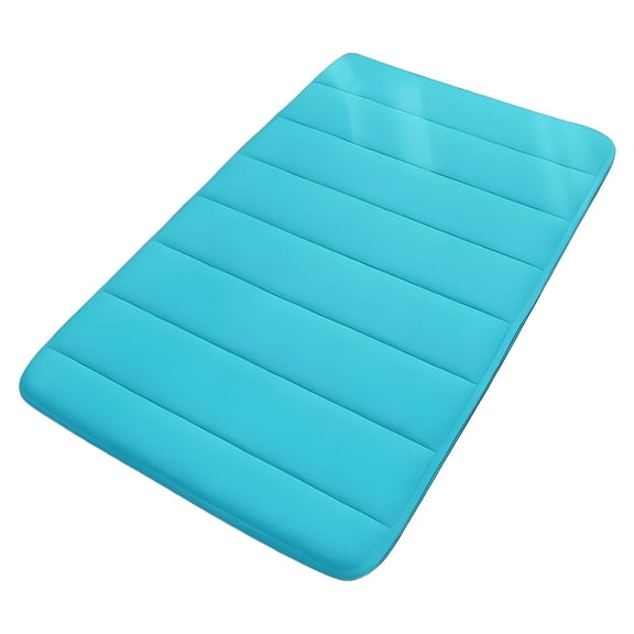 AUQ Memory Foam Bath Mat,Coral Fleecewater Absorbing Bath Mat,Anti-Slip Memory Foam Bathroom Rugs