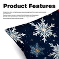 thumbnail image 2 of Snowflake Exclusive Velvet Throw Pillow Inserts Set of 2 with Unique Patterns - 16x16, 18x18, 20x20 Inches for Pillow Covers and Decorative Pillows for Home, 2 of 6