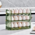 thumbnail image 3 of Dengmore Egg Holder for Refrigerator 30 Count 3 Layer Eggs Storage Container for Fridge Kitchen Large Capacity Organizer Egg Dispenser, 3 of 7