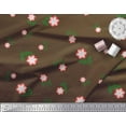 thumbnail image 3 of Soimoi Rayon Fabric Leaves & Floral Artistic Print Fabric by The Yard 42 Inch Wide, 3 of 3