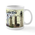 thumbnail image 2 of CafePress - Lighthouses Of Lake Erie Mug - 11 oz Ceramic Mug - Novelty Coffee Tea Cup, 2 of 6