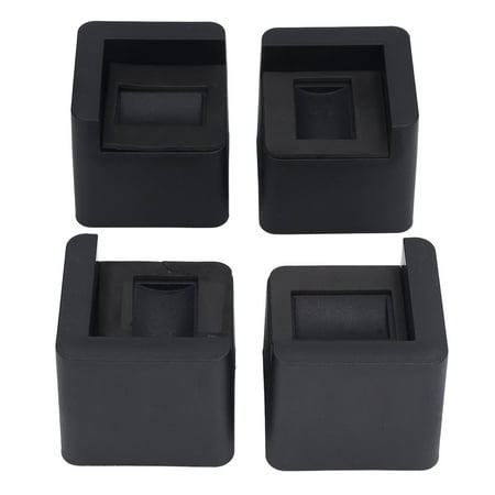 Bed Risers, Plastic Increasing Height Chair Riser Providing Space Fixed ...