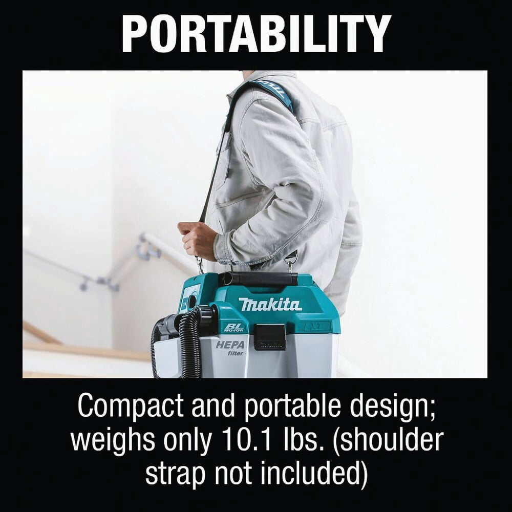 Makita 18V LXT 2 Gal. Lithium-Ion Brushless Cordless Wet/Dry Vacuum (Tool Only)