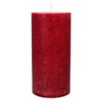 thumbnail image 5 of Mainstays Scented Mottled Pillar Candle, 3 x 6 inches, Red, Warm Apple Pie, 5 of 5
