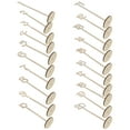 thumbnail image 3 of EeaseCA 1 Set Wooden Table Numbers Seating Cards for Wedding Party Decoration (Beige), 3 of 5