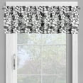 thumbnail image 2 of Ambesonne Tropical Valance Pack of 2, Exotic Hibiscus Flower, 54"X18", Grey and White, 2 of 5