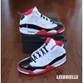 thumbnail image 3 of N I-K-E A i r-Jor-dan DUB ZERO 2022 WHITE RED BLACK 311046-160 MENS SIZE, 3 of 6