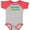 Baseball Heather and Red, variant on Inktastic Future Ironworker in Training Boys or Girls Baby Bodysuit