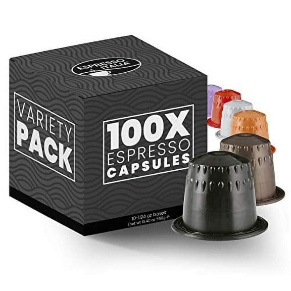 100 Pack Variety Espresso Coffee Pods