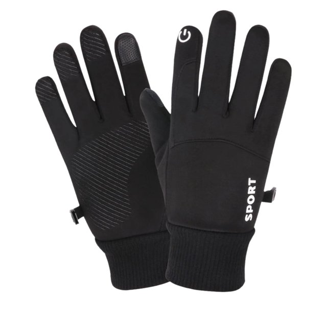 Guantes cálidos de invierno Tela de buceo más guantes de ciclismo para deportes al aire libre gruesos de terciopelo Wmkox8yii jkg6484