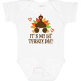 thumbnail image 3 of Inktastic 1st Turkey Day Thanksgiving Boys or Girls Baby Bodysuit, 3 of 5