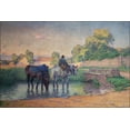thumbnail image 1 of 24"x36" Gallery Poster, Scene at Fleury, France, by Walter Griffin, 1893, 1 of 1