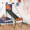 thumbnail image 2 of Soozier Basketball Arcade Game with Electronic Score Board, Black, 2 of 10