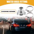 thumbnail image 2 of Unique Bargains 1 Set 11537541992 Car Engine Coolant Hose Fitting with Clamp for BMW 330i 330xi 2006 Silver Tone, 2 of 6