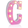 thumbnail image 2 of Light Up Letters Light Up Signs Auto Color Changing Lamp for Party Wedding Events Birthday Bar Home Decoration(C), 2 of 8