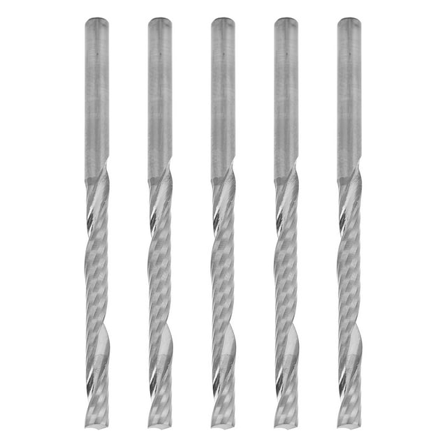 Fresa de vástago recto, 5 piezas, fresas de extremo CNC, herramientas de fresado de extremo, fabricadas para durar