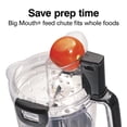thumbnail image 5 of Hamilton Beach 14 Cup Food Processor with Stack & Snap Design and Extra 4-Cup Mini Bowl, Black, 5 of 8