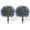 Lavender, variant on 16 Inches Resistant Artificial Lavender Topiary Trees with Ground Spike, 2 Pack for Indoor Outdoor Decor