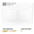 thumbnail image 2 of 400 Beer Bottle Labels Including 400 Neck Labels - Printable Blank White - 3.4999 X 2.9999 - Pack of 800 Labels, 100 Sheet Pack - Online Labels® (Color: Waterproof Inkjet), 2 of 9
