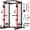 2000LBD, variant on UPGO Multi-function Squat Rack Power Cage with 2000LBS Capacity, Cable Crossover System and Packages with Optional Weight Bench, Olympic Barbell Weight Set, for Garage & Home Gym, Orange