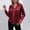 Wine, variant on Rigardu womens shirts workout shirts women t shirts for women Satin Shirt Women's Satin Imitation Silk Long Sleeved Shirt Spring And Summer New European And American Women's Clothing Blue+XXL