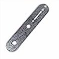 thumbnail image 3 of Replacment Metal Guitar Control Plate For Tele, Engraved Scrolls Silver, 3 of 4