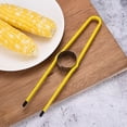 thumbnail image 5 of ShenMo Corn Cutter, Stainless Steel, Medium, Yellow, Magic Corn Cob Stripper Tool, Removes Kernels from Corn Cobs in Seconds, Kitchen Gadget (1 Piece), 5 of 5