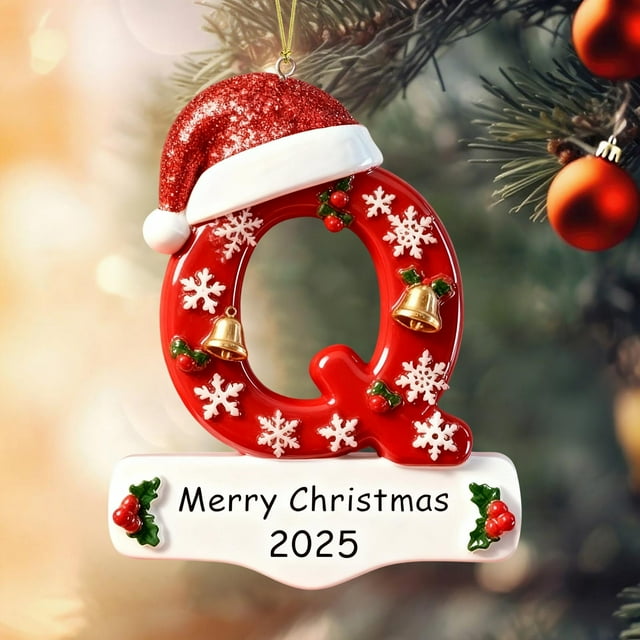 26 Letters Christmas Tree Decoration Pendant Christmas Tree Ornaments DIY Christmas Ornaments Christmas Decoration Xmas Tree Hanging Decor