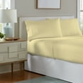 thumbnail image 3 of Pointehaven Superior Weight 175 GSM 100% Cotton Marzipan Solid Flannel Deep Pocket 4 pc Sheet Set, California King, 3 of 7